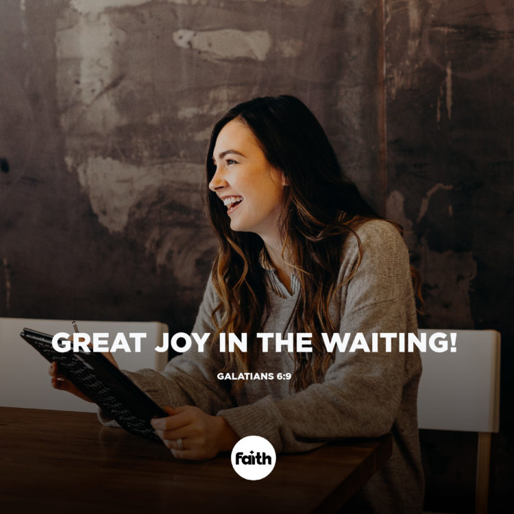 Great Joy in the Waiting!
