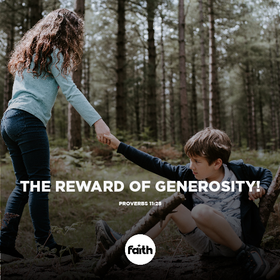 The Reward of Generosity!