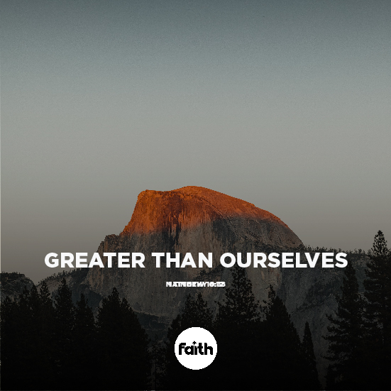 Purpose Greater than Ourselves