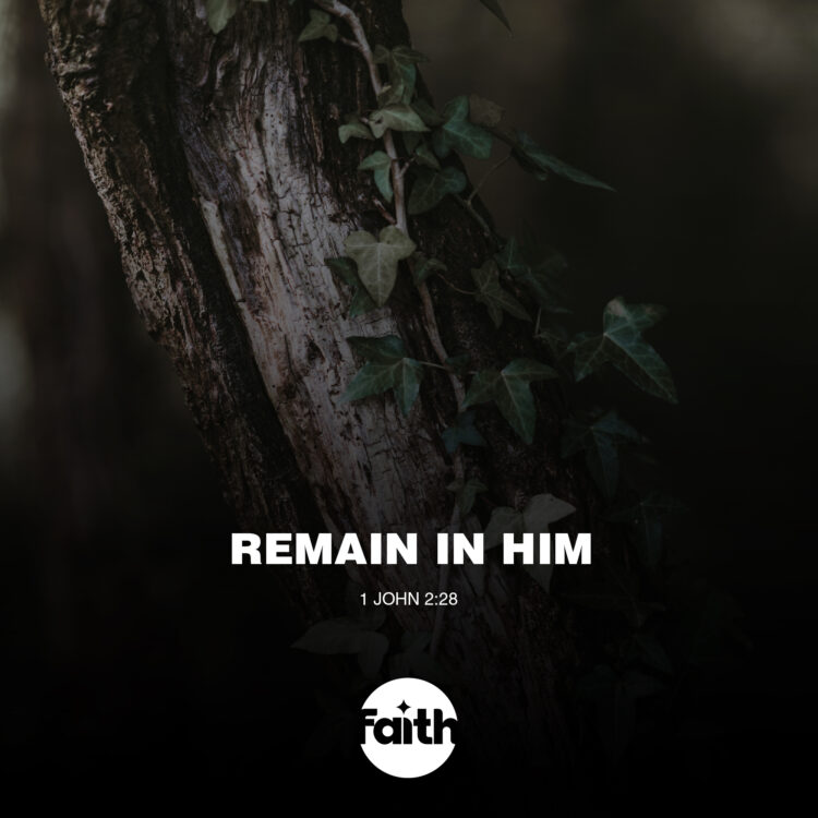 Remain in Him