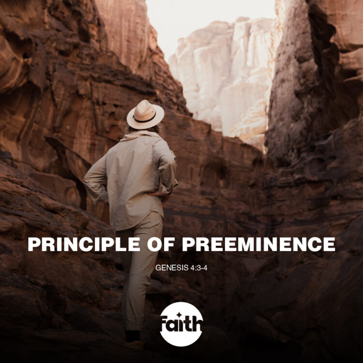 The Principle of Preeminence