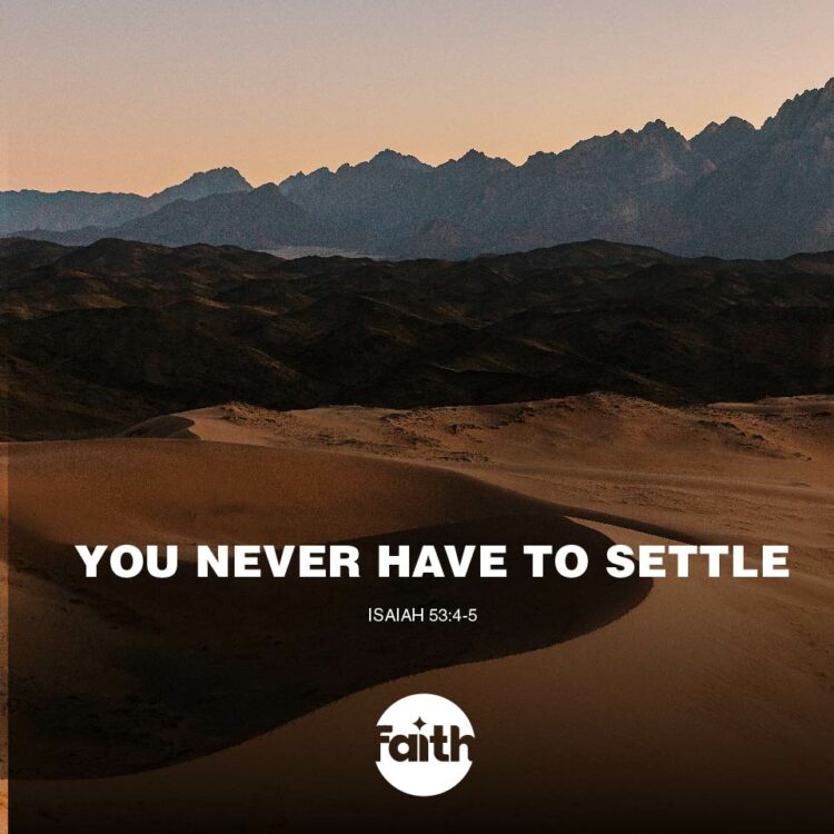 6 Things You Never Have to Settle For!