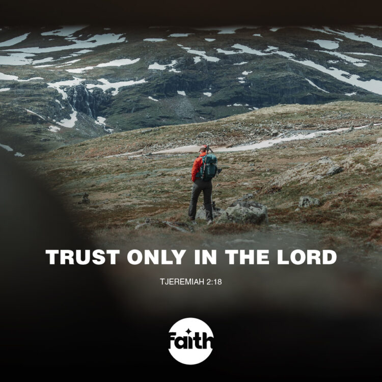 Trust Only in the Lord