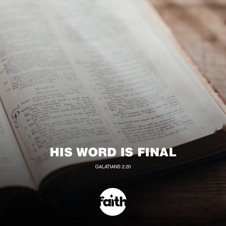 His Word is Final